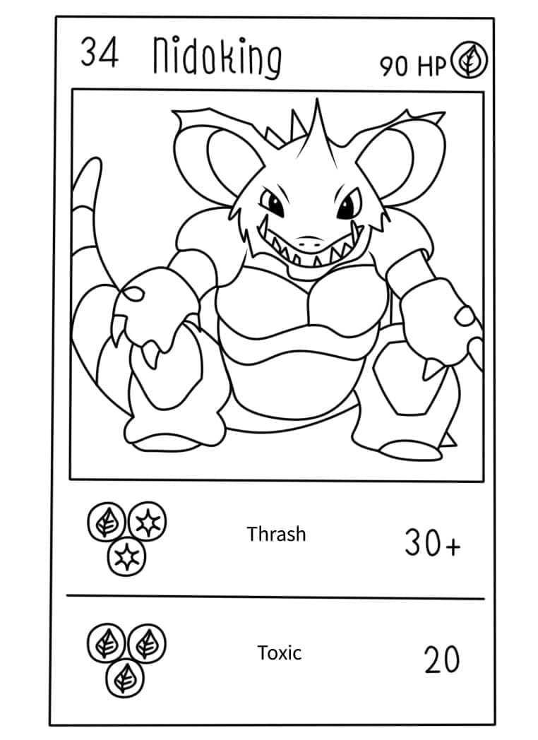 Thẻ Pokemon Nidoking
