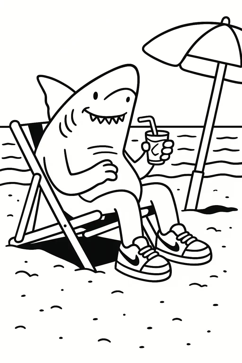 Tralalero Tralala Trên Bãi Biển