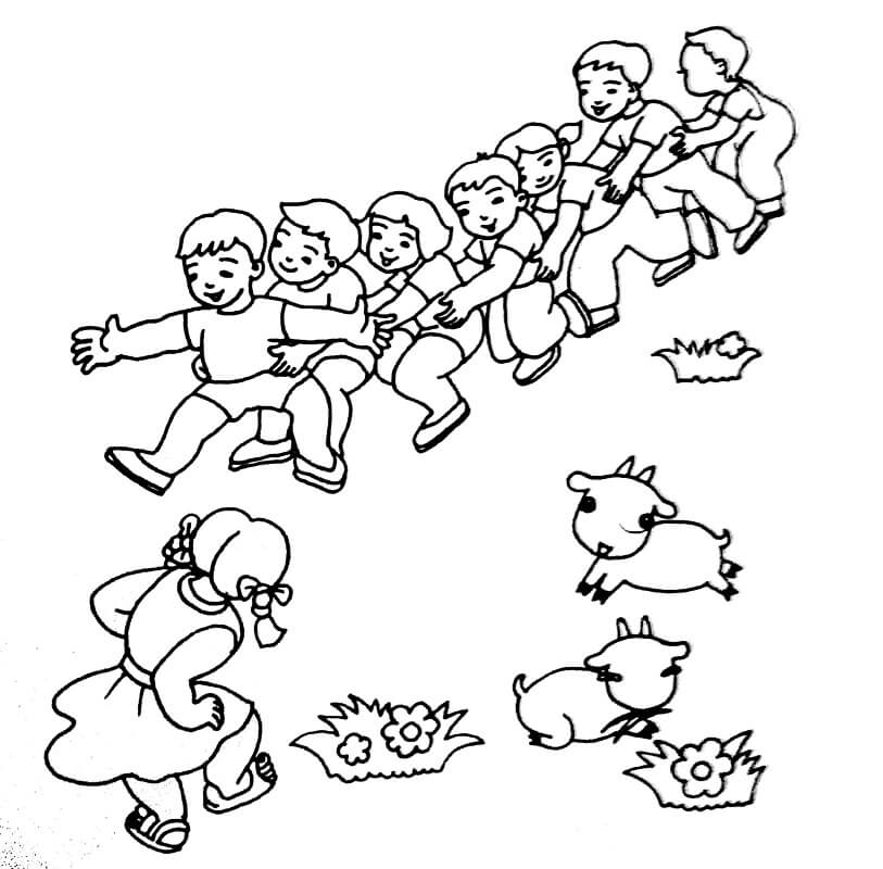 Tô Màu Trò Chơi Dân Gian