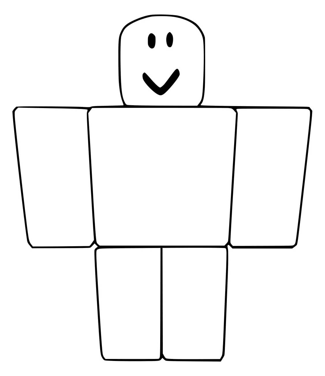 Vẽ Nhân Vật Roblox Đơn Giản