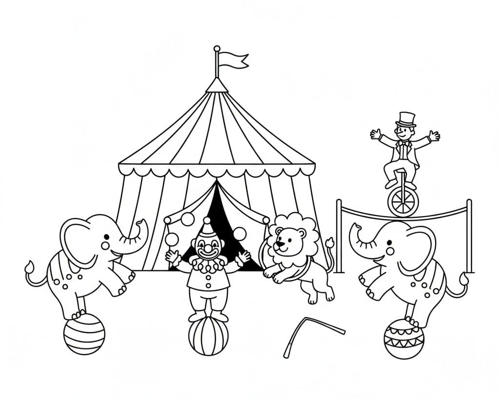 Tô Màu Rạp Xiếc