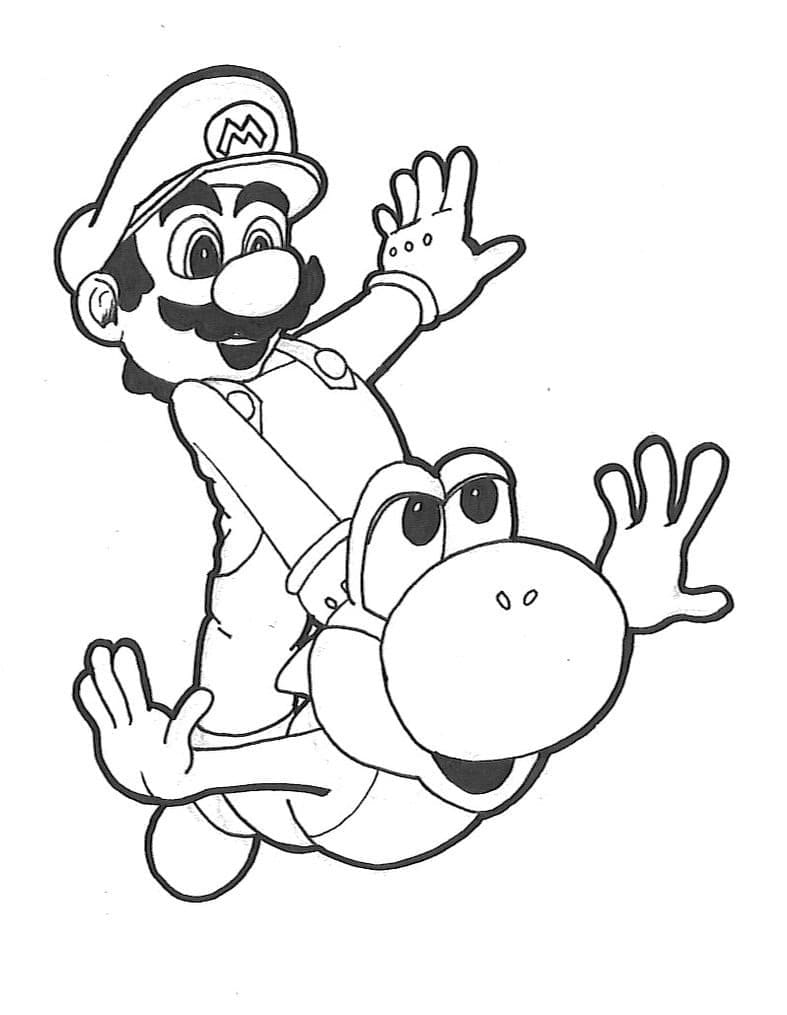 Yoshi với Mario