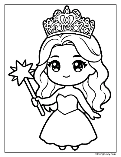 Chibi Glinda Trang Tô Màu Xấu