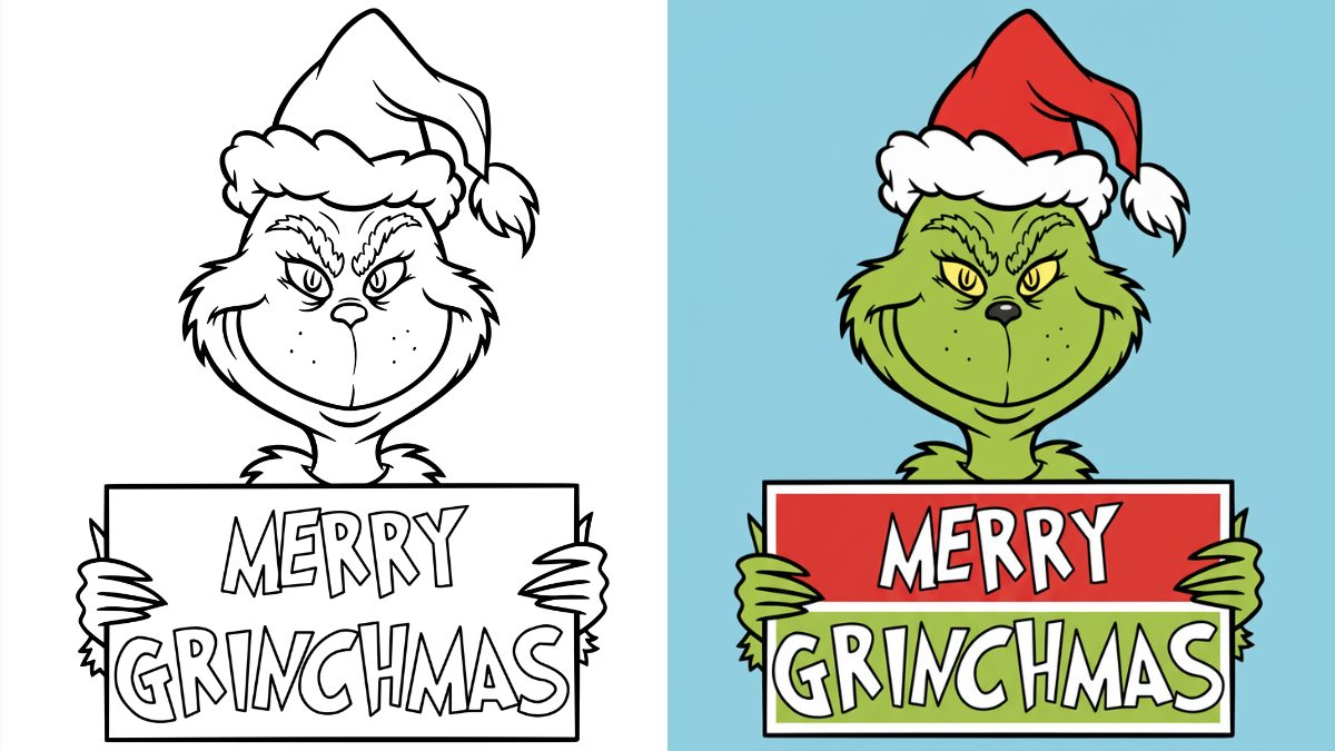 Trang Tô Màu Grinch