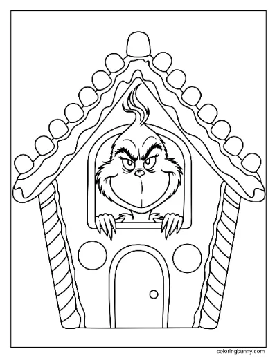 Trang Tô Màu Nhà Gừng Grinch