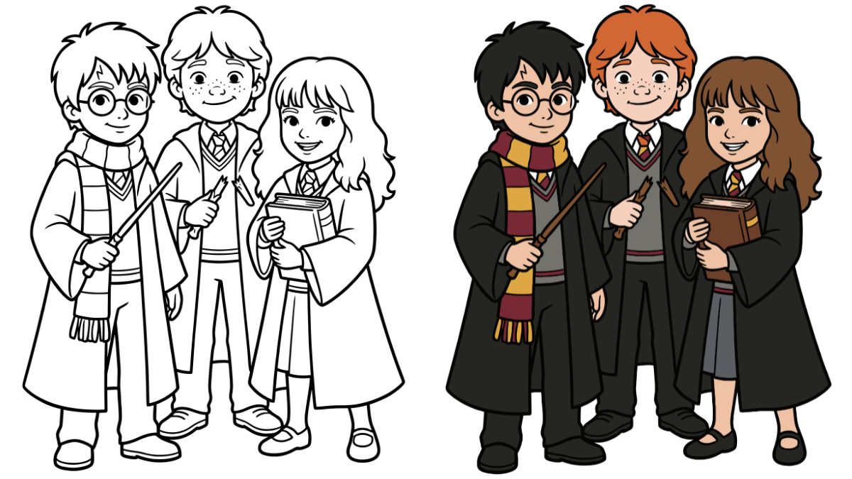 Trang Tô Màu Harry Potter