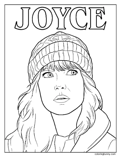 Trang Tô Màu Joyce Byers Stranger Things