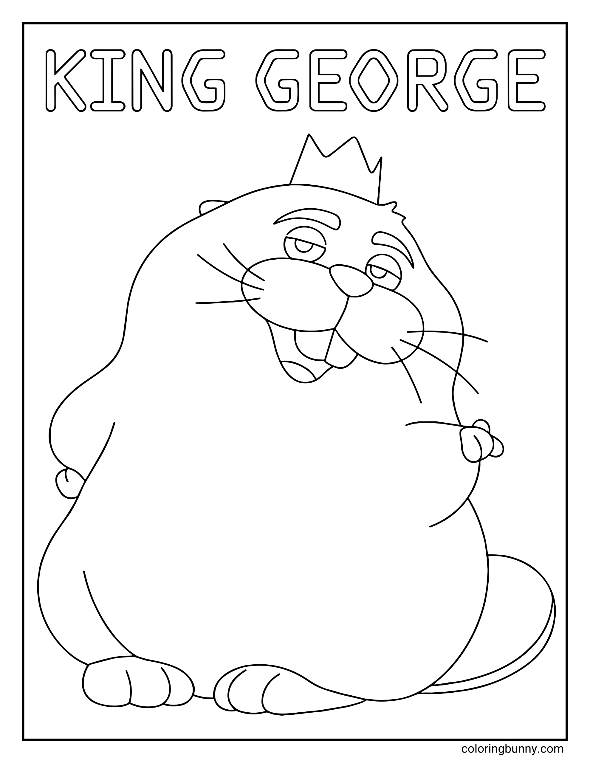 Trang Tô Màu Hoppers Vua George