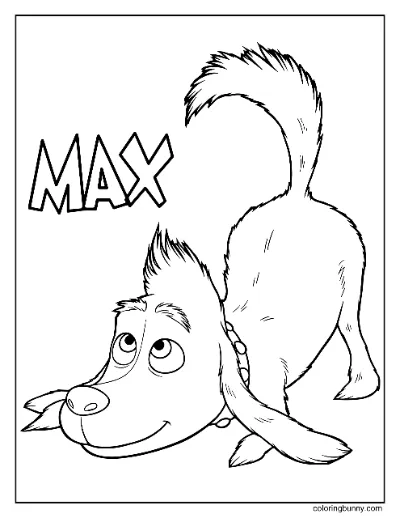 Max Chó Grinch Tô Màu