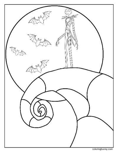 Trang Tô Màu Mặt Trăng Ác Mộng Trước Giáng Sinh