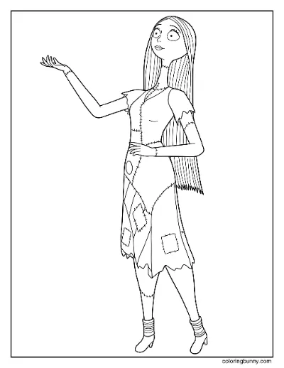 Trang Tô Màu Sally Ác Mộng Trước Giáng Sinh