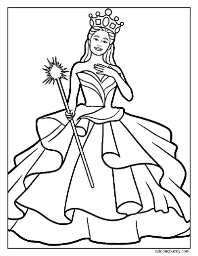 Glinda Đơn Giản Xấu Vì Tốt Trang Tô Màu