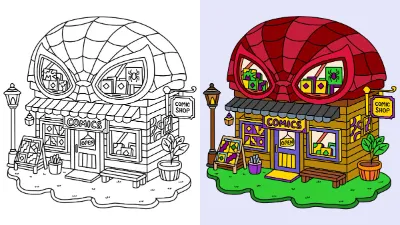 Trang Tô Màu Người Nhện