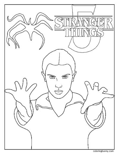 Trang Tô Màu Eleven Stranger Things 5