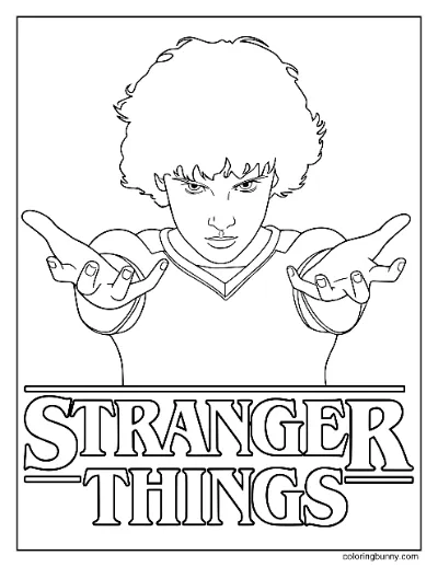 Trang Tô Màu Eleven Stranger Things