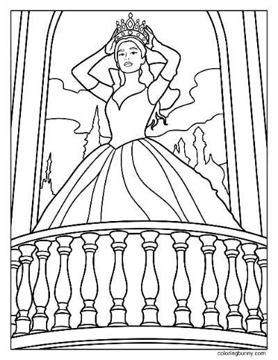 Glinda Xấu Vì Tốt Trang Tô Màu