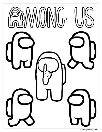 Trang Tô Màu Kẻ Giả Shh Among Us