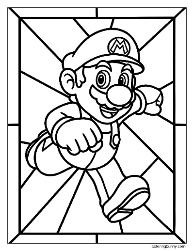 Trang Tô Màu Kính Màu Mario 2