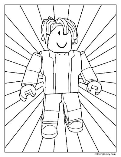 Trang Tô Màu Avatar Tóc Bacon Roblox