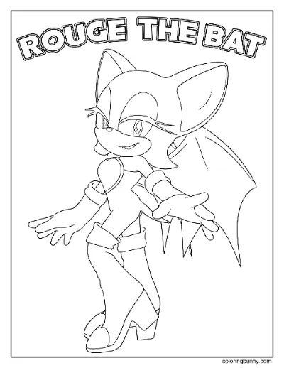 Trang Tô Màu Rouge the Bat