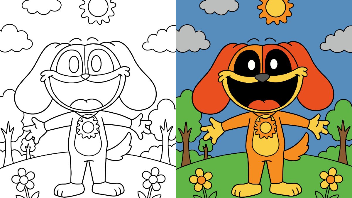 Trang Tô Màu Động Vật Vui Vẻ