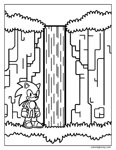 Trang Tô Màu Sonic Trên Đảo Thiên Thần