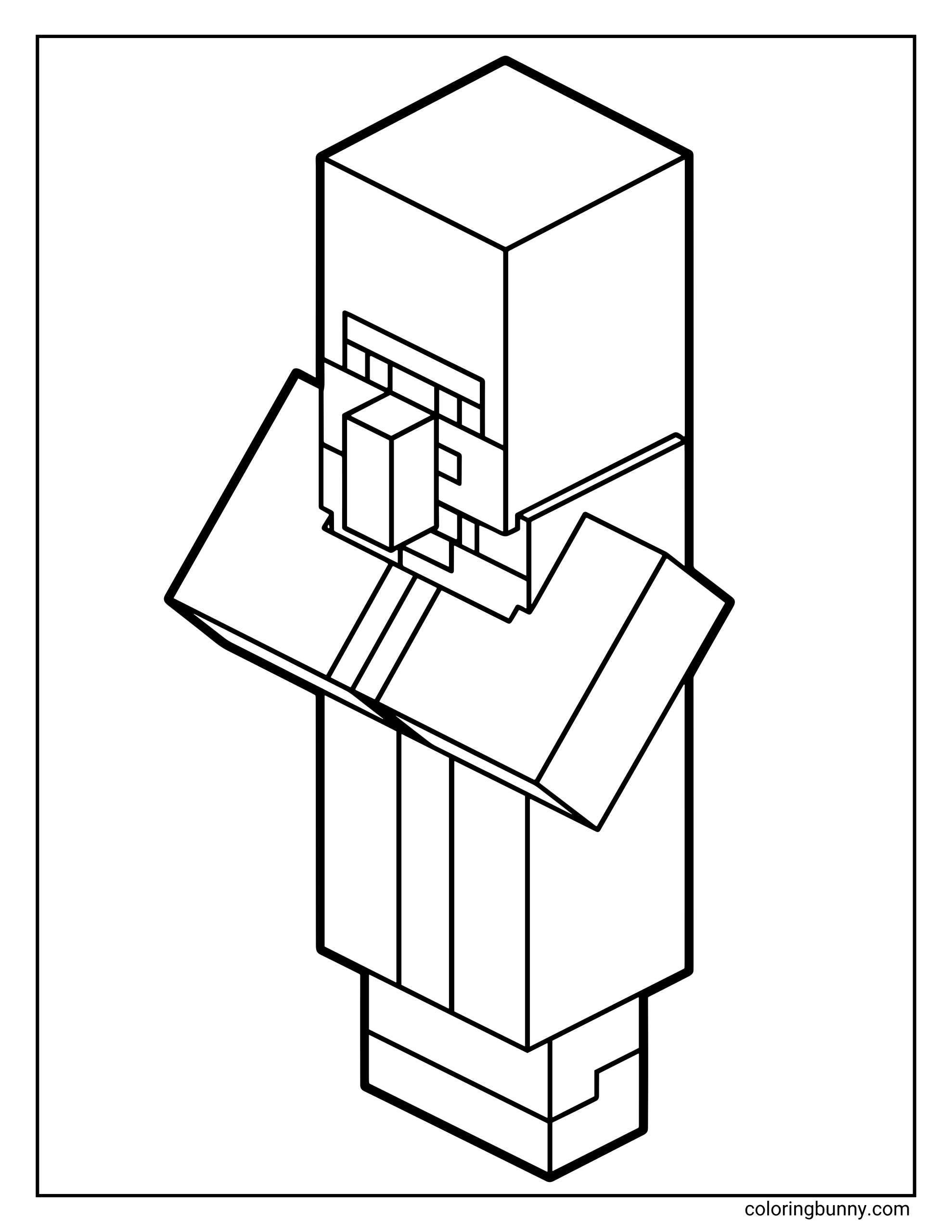 Trang Tô Màu Dân Làng Minecraft